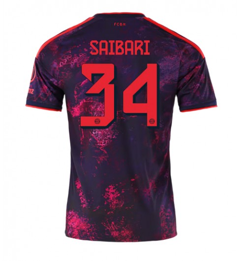 Bayern Munich Ismael Saibari #34 Alternativní Dres 2026-27 Krátký Rukáv Bayern Munich Ismael Saibari #34 Alternativní Dres 2026-27 Krátký Rukáv